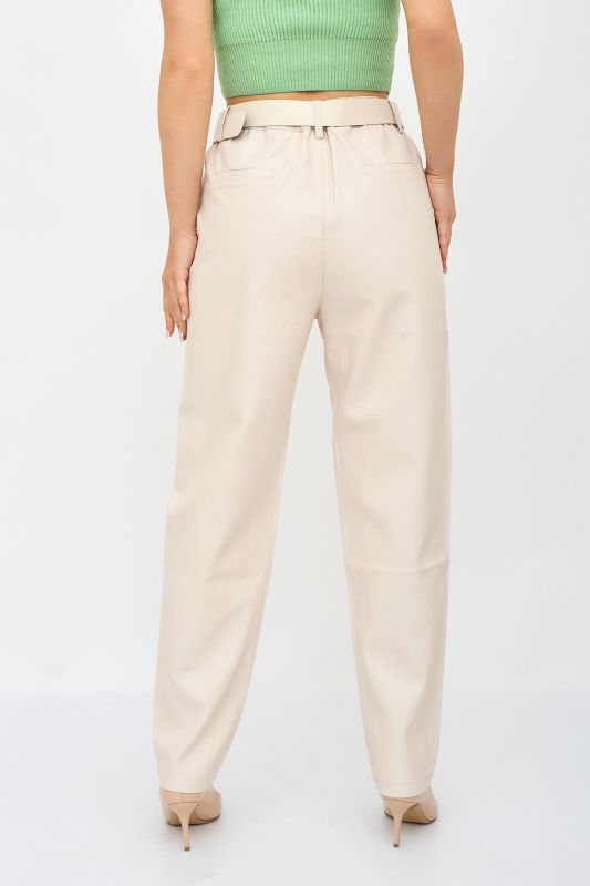 Women's joggers in eco-leather B article 9170