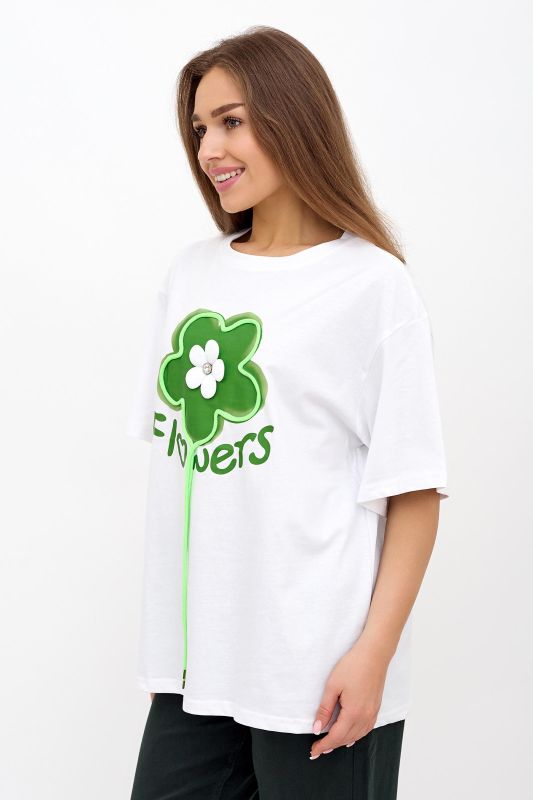 Women's T-shirt Flowers A article 9365