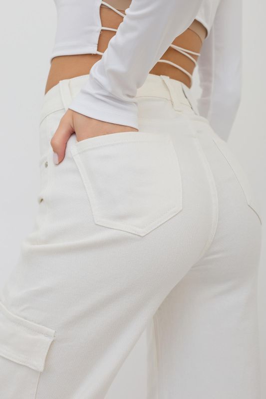 Women's pants with pockets article 9312