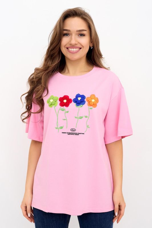 Women's T-shirt Floral R article 9275