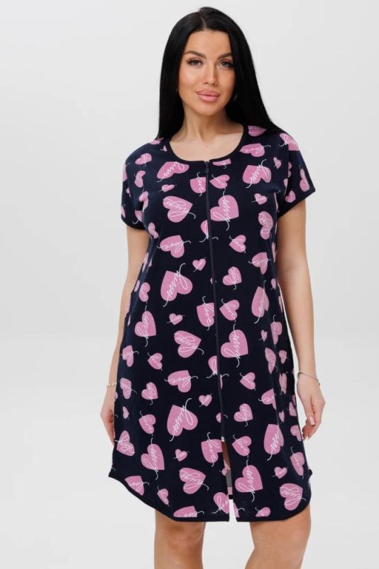 Women's Dressing Gown Hearts is article 10007