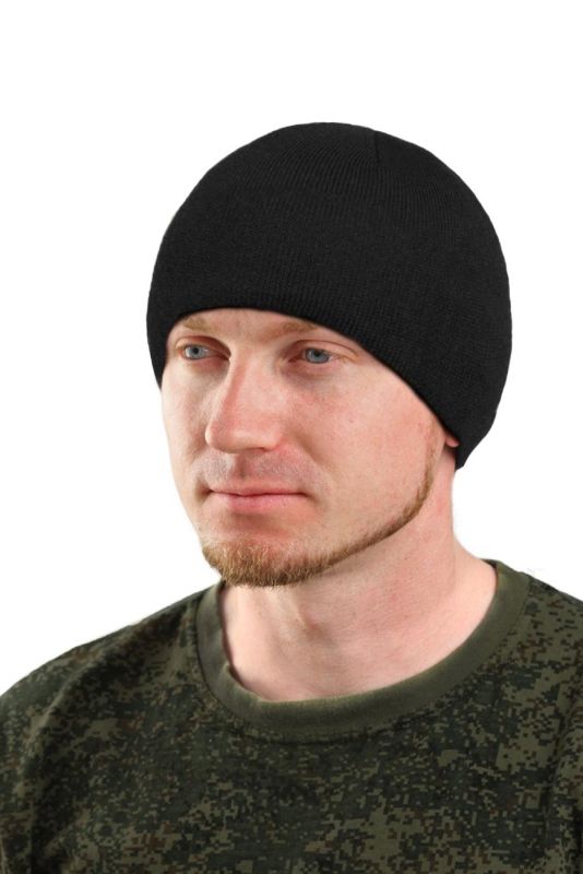 Knitted hat with fleece article 6928