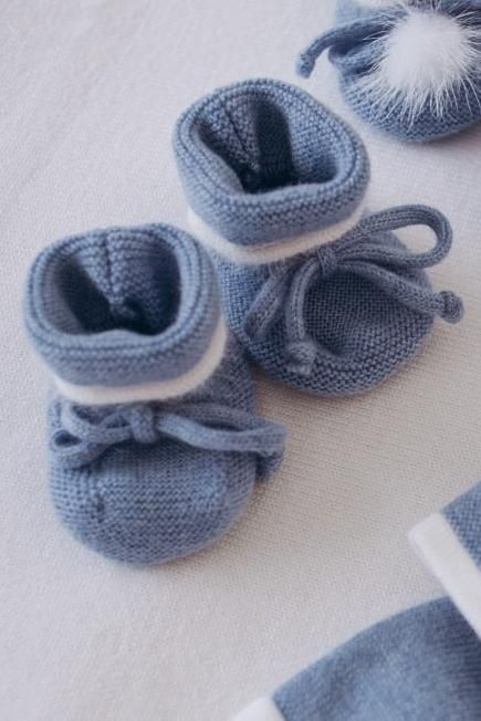 Children's woolen socks (booties) No. 12 C article 8093