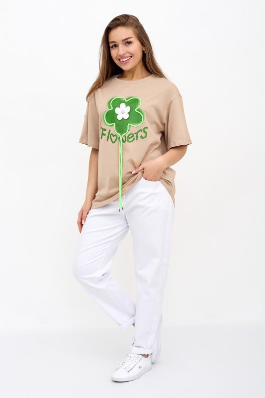 Women's T-shirt Flowers K article 9362