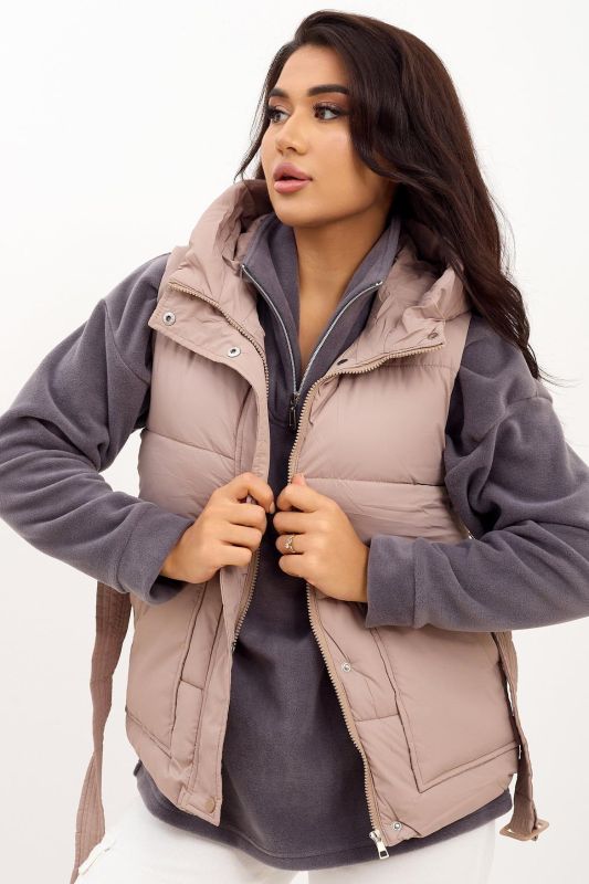 Women's Hooded Vest K article 9617