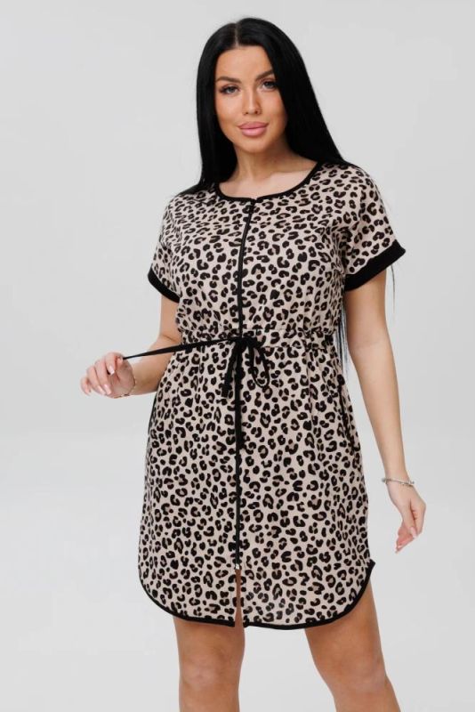 Women's Dressing Gown Leopard is article 10005