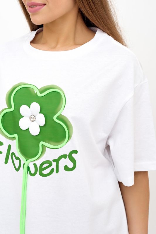 Women's T-shirt Flowers A article 9365