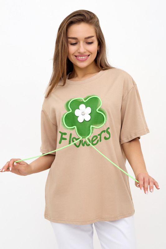 Women's T-shirt Flowers K article 9362