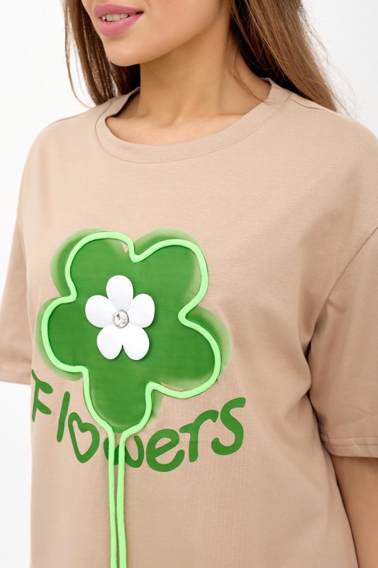 Women's T-shirt Flowers K article 9362