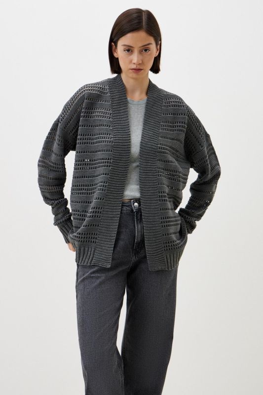 Women's Knitted Cardigan Mesh article 10187