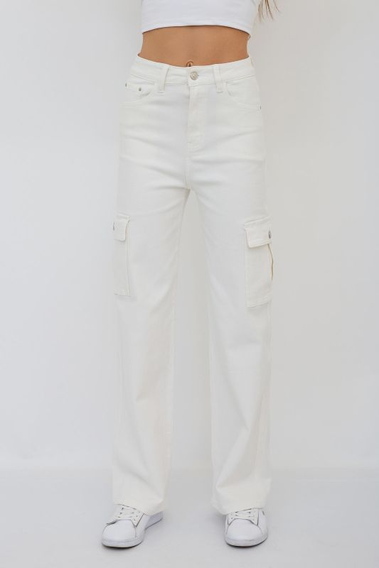 Women's pants with pockets article 9312